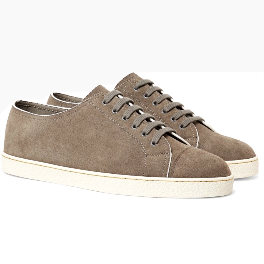 John Lobb Levah Suede  sneakers Dove Grey